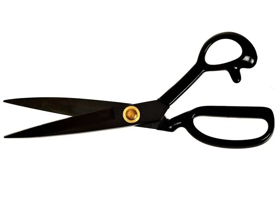 Black Professional Tailor Scissors 10 inch Heavy Duty Costura Tecido Tesoura para Industrial Sharp Shears feitas por Life Care