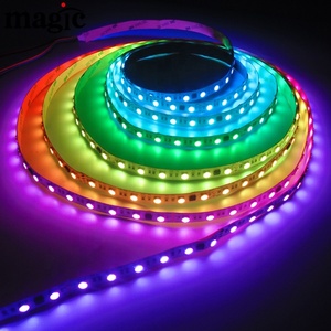 ดิจิทัล RGBW 60 LED ต่อเมตร SMD5050 20พิกเซล10พิกเซล24V 12V SPI WS2814 LED Strip - Product Image 5