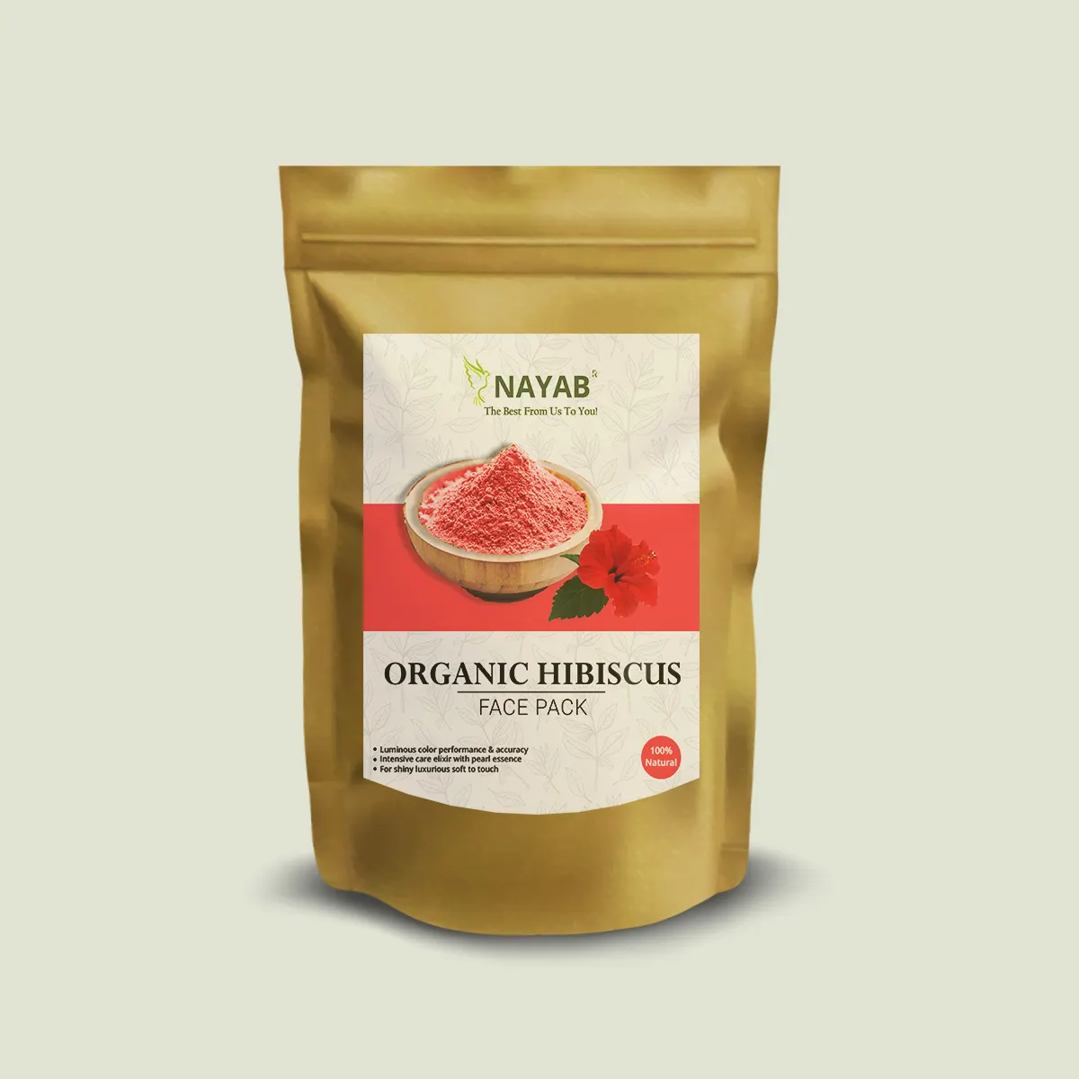 Gecertificeerd Ayurvedische Organic Herbal 100% Real Voor Haarverzorging En Huidverzorging Verfijnd Verschoven Indian Hibiscus Poeder