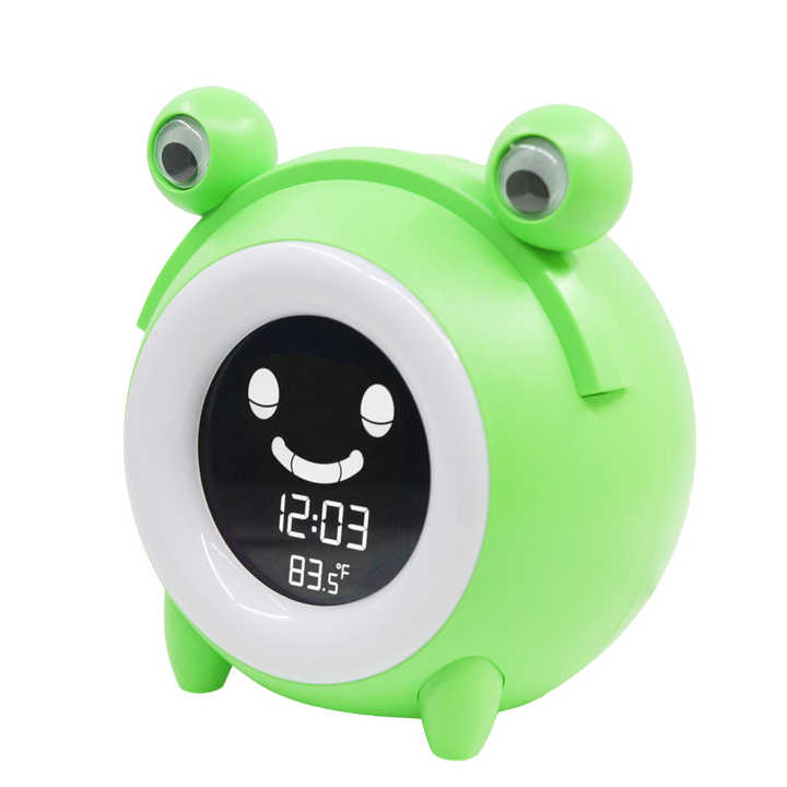 K703 Hot Sell Cute Baby Cartoon Ok to Wake Gro Alarm Children Sleep Trainer Learning Clock for Kids