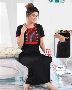 Princess <strong>Style</strong> Cotton Night Dress Women Sleepwear Lace Vintage Nightgowns Solid Teenage Girl Sleeping Dress Long Gown <strong>Nighty</strong> - Product Image 2