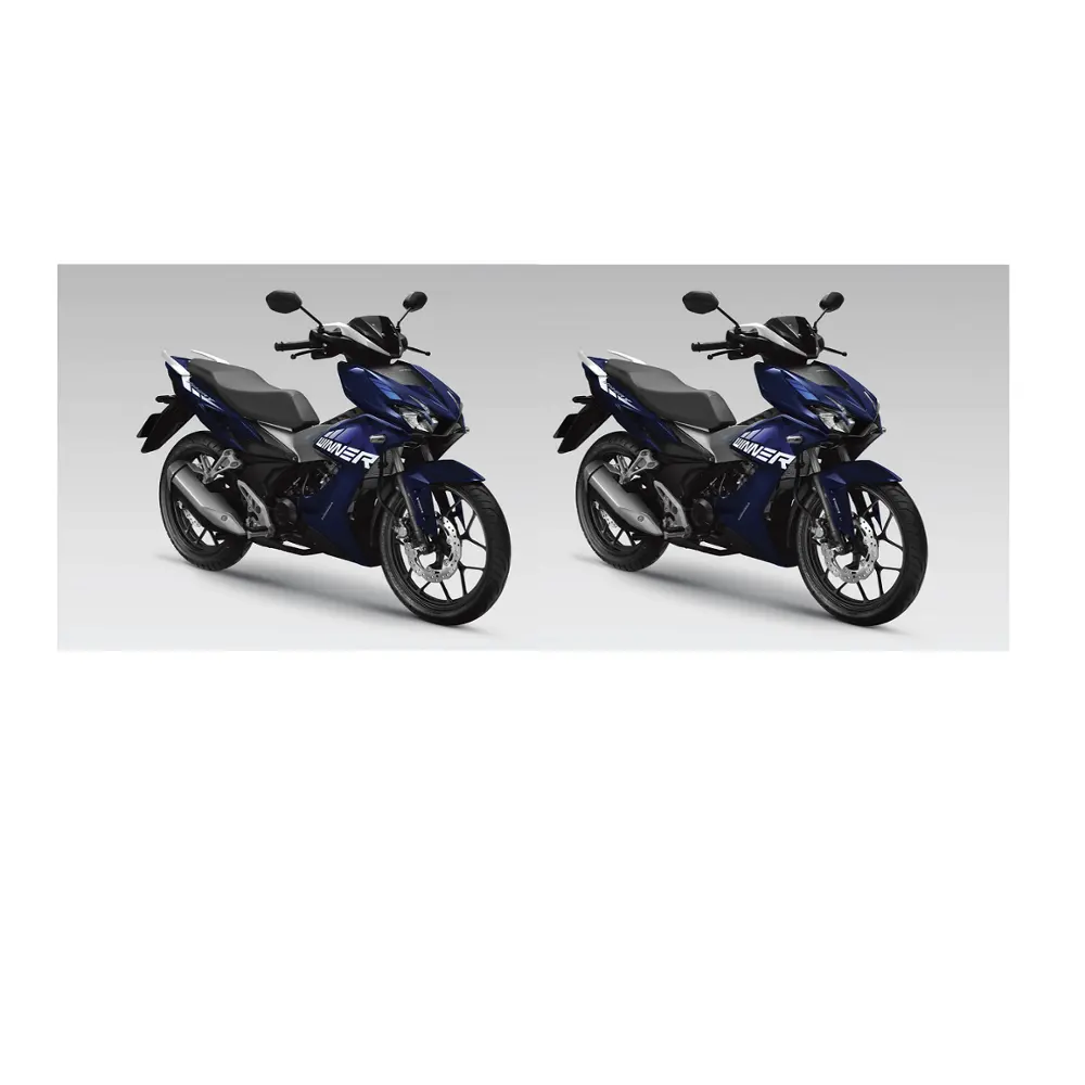 ベトナム製スポーツオートバイ150cc (hondav勝利モンスターハイダイアブネルx) 青銀黒