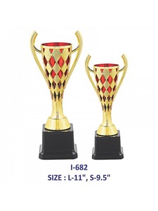 スポーツトーナメントチャンピオンとオフィスの勝者のための金属カップトロフィー勝者ゴールドデコレーション - Product Image 3