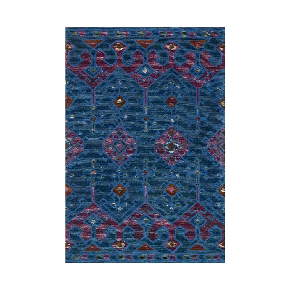 Bestseller Beliebtes Design Blaue Pflaume Luxus handgetuftete Teppiche für Wohnzimmer Großflächiger Teppich