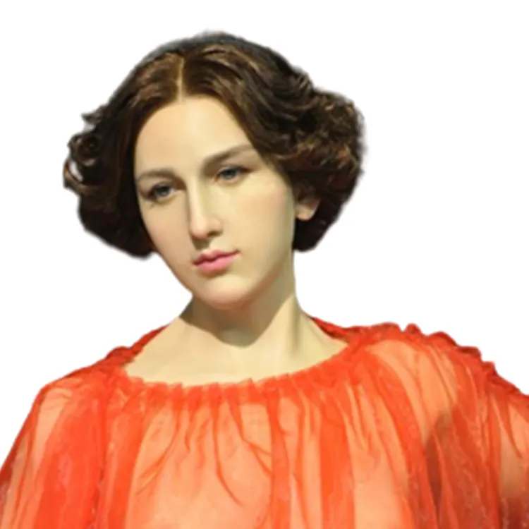 اشكال فنية واقعية شمعية عارية مثيرة للنساء للمتحف الفني