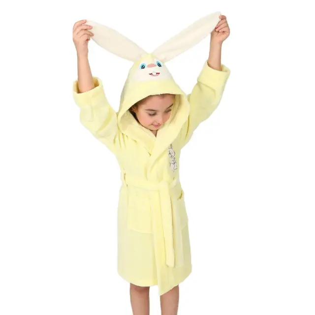 Peignoir de bébé en velours pour garçons et filles, modèles brodés, nouveau modèle, meilleure vente