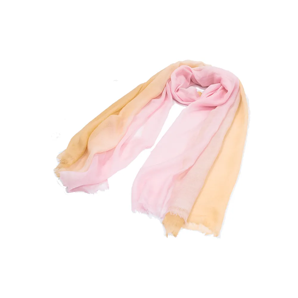 Top Quality Bulk Sale New Design Top Quality Export of Women Use Cashmere Dip Dye Scarf Contact Us - +977 9851173775