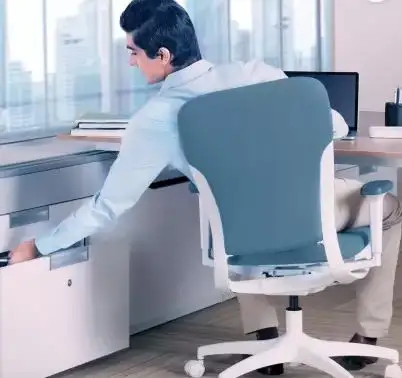 GODREJ-sillas de oficina con respaldo alto y movimiento, con reposabrazos ajustables