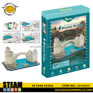 3D пазл из бумаги, головоломка Mostar bridge (Босния и евровина) - Product Image 5