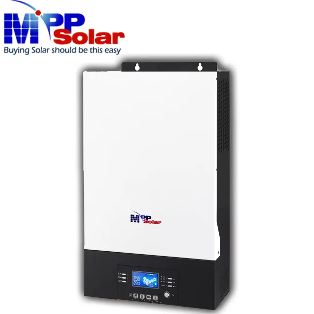 Inverter solare MPP 5000w 48v 230v ingresso fotovoltaico 145v 80A caricatore solare MPPT caricatore ca 60A tempo di trasferimento zero onda sinusoidale pura