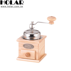 [Holar] 台湾用橡胶木制作的手裂滚轴咖啡研磨机