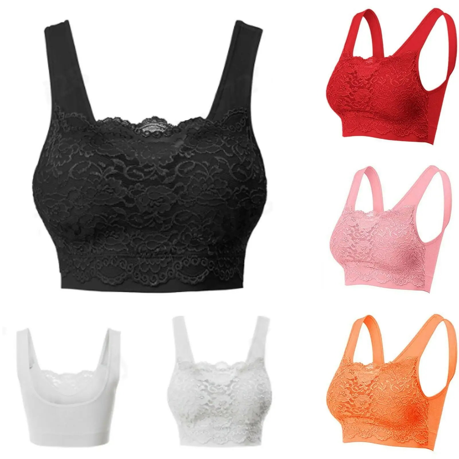 Hot Selling Bra For Girls Solid Color Back Sports Bra Women's Tank Tops wholesale women athletic fitness yoga bra