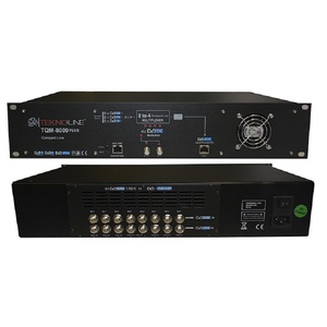 High Quality TQM 8000 PLUS Analog Modulator 8-to-4 Multiplexer RF Modulator 8 <strong>Inputs</strong> Accepting <strong>IP</strong> Audio ASI Featuring VCT <strong>DVB</strong>-C - Product Image 1