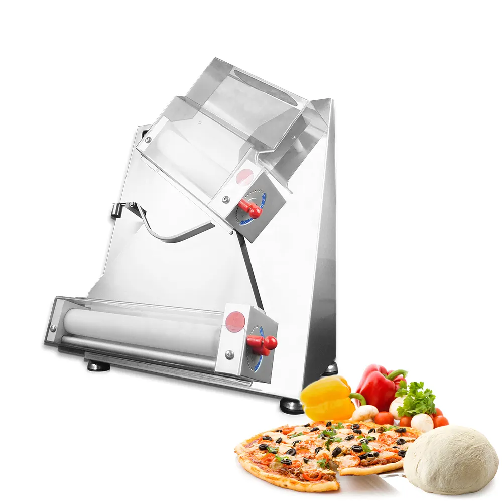 Automatische Rodillo Para Masa Andere Snack Roti Pizza Press Pressen Mini Elektrische Pizza Teig Walzen Maschinen Pizza Roller Sheeter