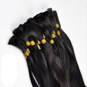 22 inç dalgalı Remy hint gerçek insan saçı uzantıları tek çizilmiş doğal dalga tarzı - Product Image 4