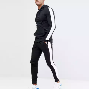Alta Qualidade Algodão Fleece Suor Suit com Pull-Overdraw <span class=keywords><strong>String</strong></span> Impresso Ginásio Sportswear para o Inverno Track Suits