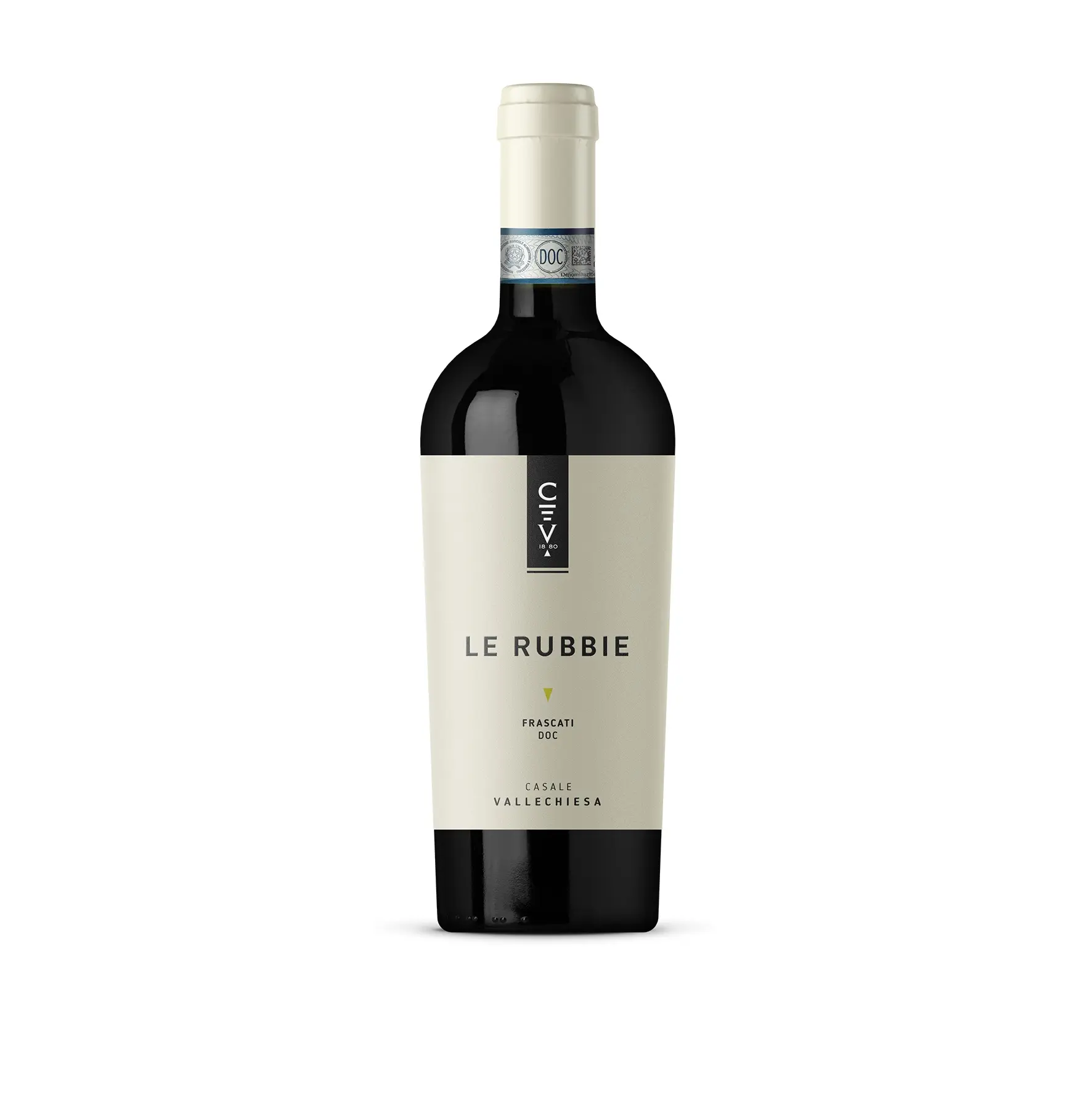 Premium Italien Vin Blanc Sec-Fabriqué en Italie Vin Blanc-0.750 ml Italien Bouteille En Verre-LE RUBBIE FRASCATI D.O.C.