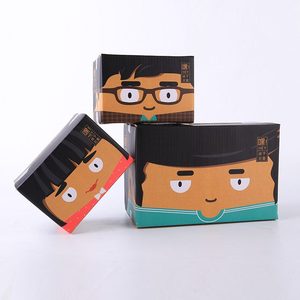 高品質カスタム段ボール箱包装用カスタマイズカラープリントボックスロゴ付きプレミアム包装段ボールギフトボックス - Product Image 4