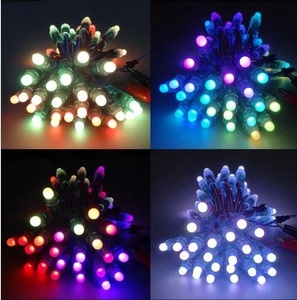5V 12V decorazione per albero di natale impermeabile Ws2811 Ic indirizzabile Full Color 50 nodo/stringa DMX LED Pixel Light - Product Image 3