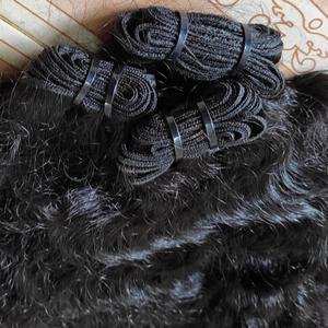 <strong>Best</strong> <strong>Prices</strong> <strong>on</strong> 100% Natural Indian Remy Hair Extensions 28 Inches Virgin Unprocessed Curly Hair Bundles - Product Image 1