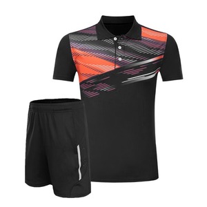 カスタムクイックドライバドミントンウェア高品質テニスユニフォーム通気性服デザインロゴ男性トレーニングジャージー
