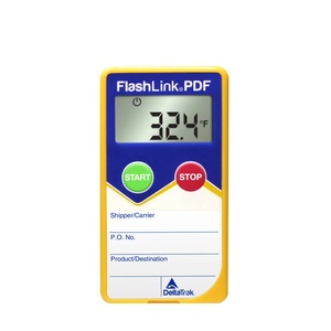 DELTATRAK-registrador de datos de un solo uso, Registrador de temperatura, FlashLink, PDF VU en Transit, modelo 40443 - Product Image 1