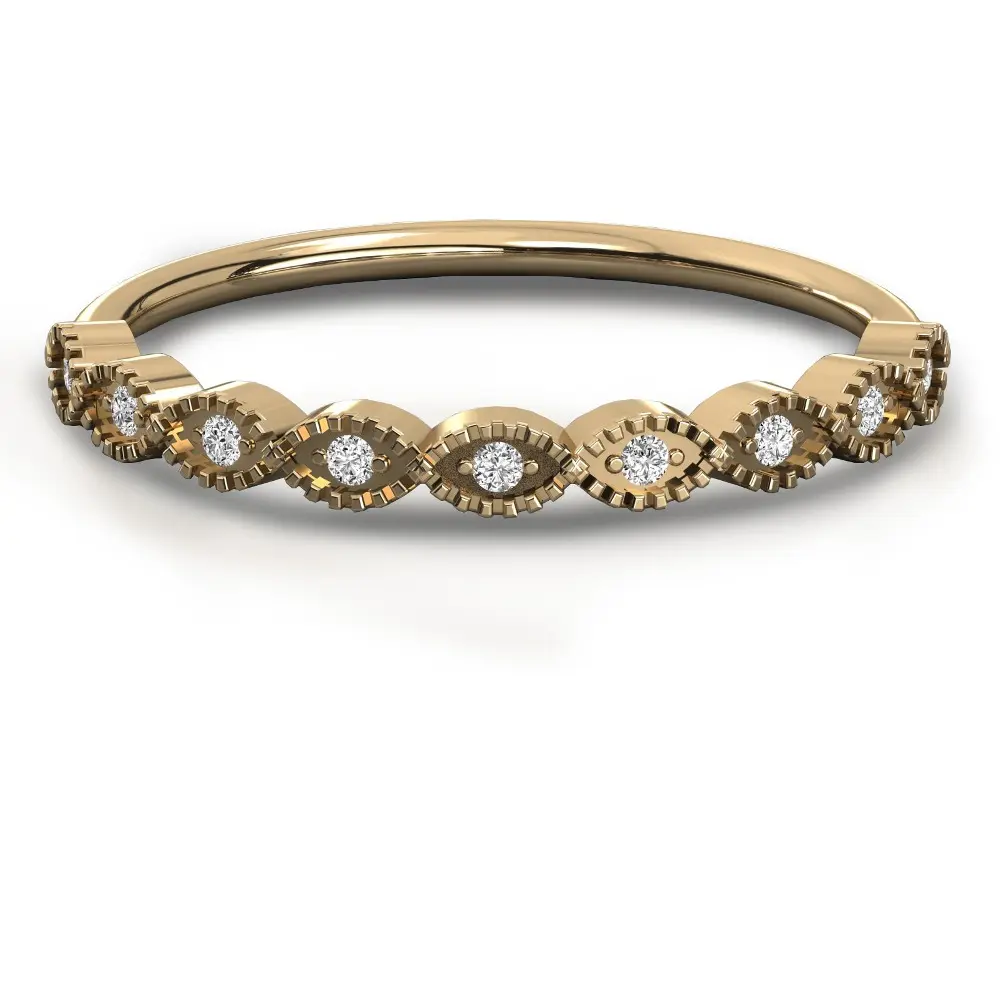 Elmas yüzük Ingemco sertifikalı doğal elmas yüzük moda toptan hindistan'da kadın en iyi elmas mücevher marka için