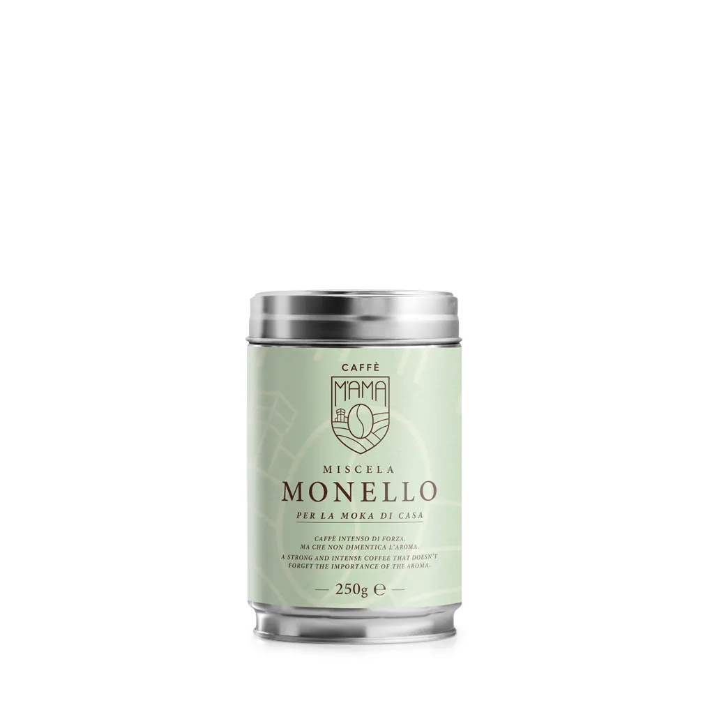 M'Ama Monello-café molido de alta calidad, 250gr, mezcla de Robusta Recién tostado, fuerte y profundo, artesano