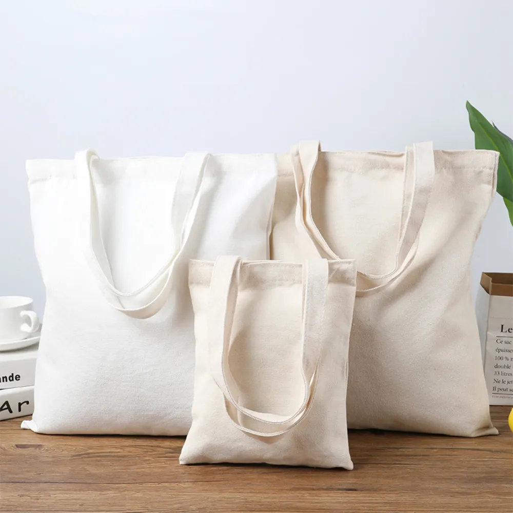 Лидер продаж, многоразовая пустая хлопчатобумажная сумка-тоут с индивидуальным логотипом, модная Экологически чистая Органическая упаковка одежды, Холщовая Сумка-тоут для покупок
