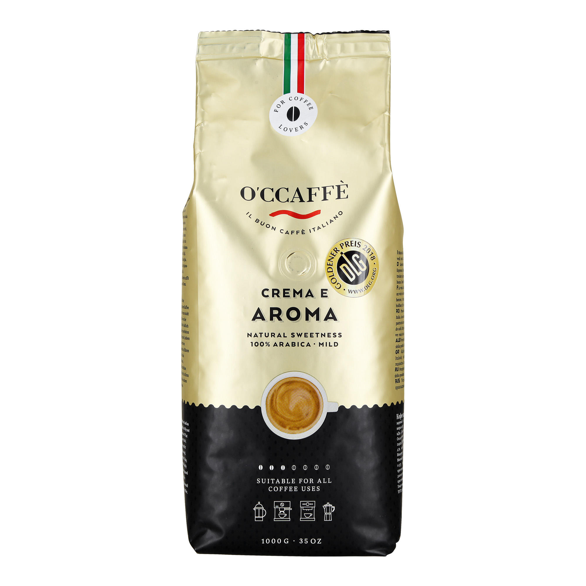 Купить Кофе В Зернах Crema