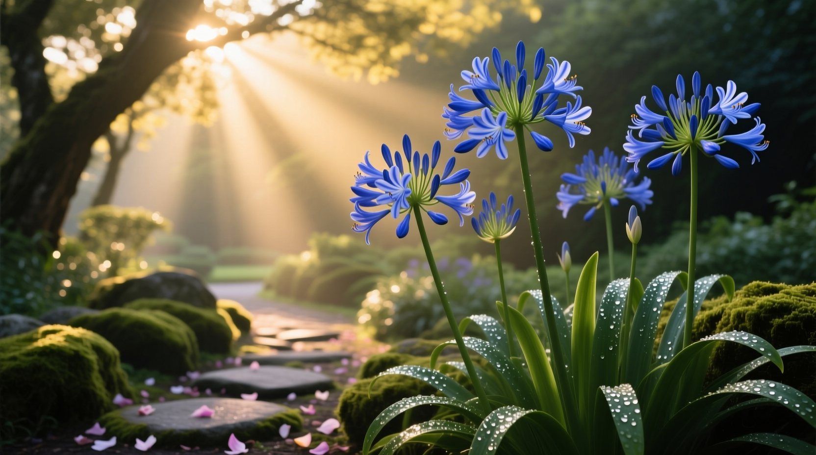 Агапантус африканский — Закладка бутонов