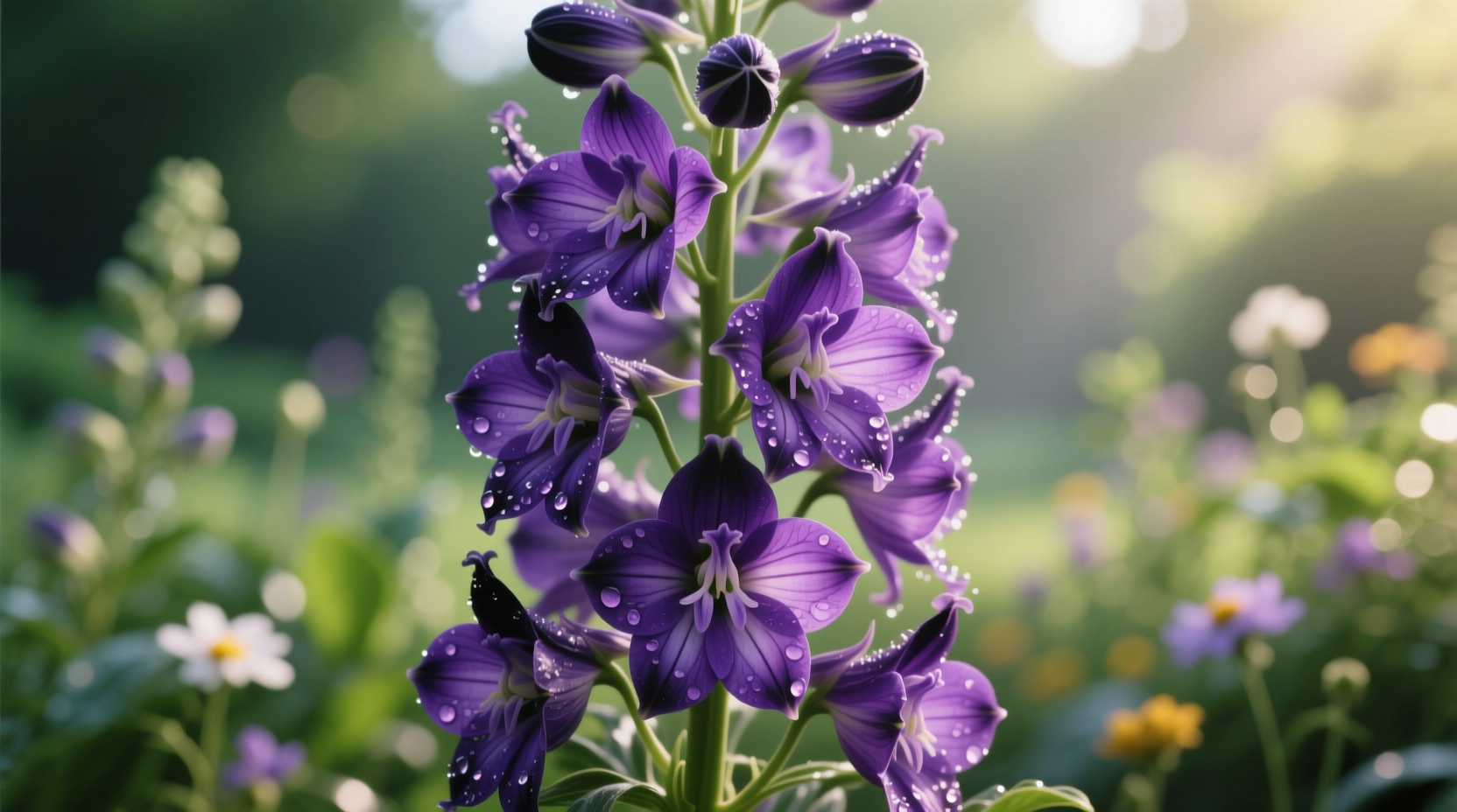 Дельфиниум — Бутонизация