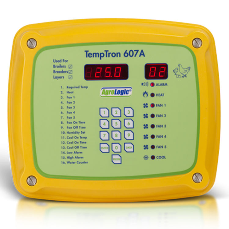 poultry house temperature and ventilation controller
