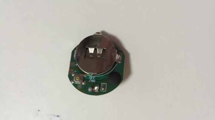 Blinking LED Battery Operated Switch - Single Flashing Light