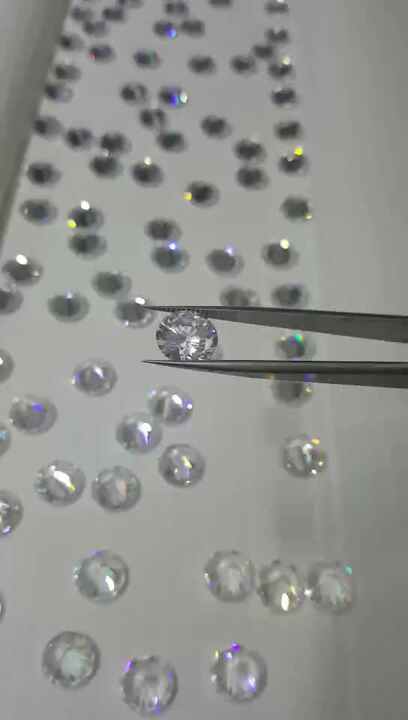 Diamond Loose Cubic Zirconia For Sale Loose Gemstones Pink Round