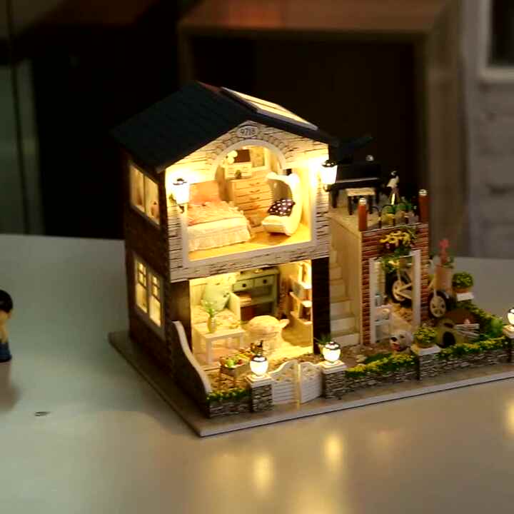 Kit Fai Da Te In Miniatura Per Casa Delle Bambole In Scala 1:24, Mini - Foto 14
