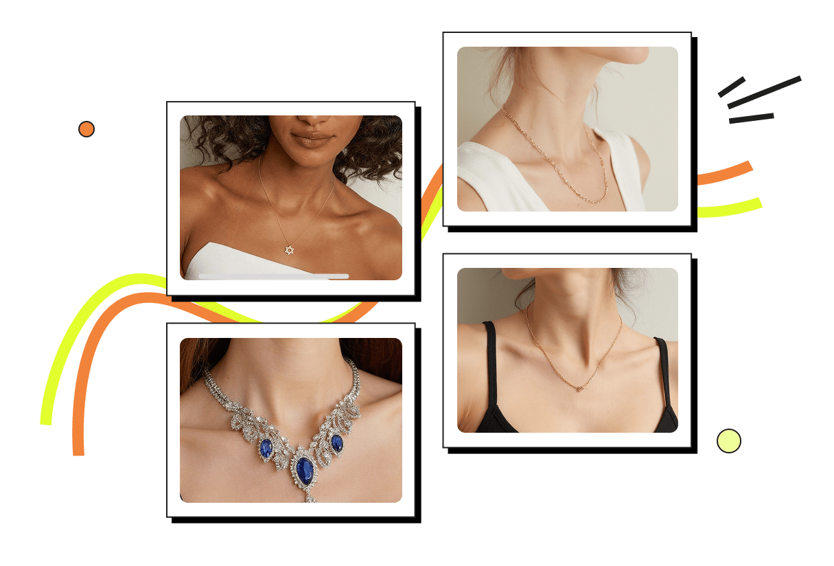 Créez de Superbes Photos de Colliers sur Mannequin et Réduisez les Retours de Bijoux