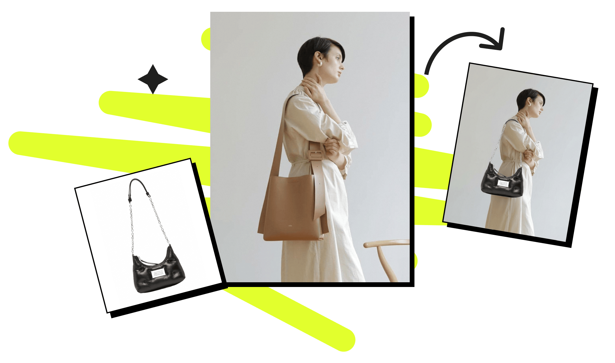 Prova virtual realista para todos os acessórios