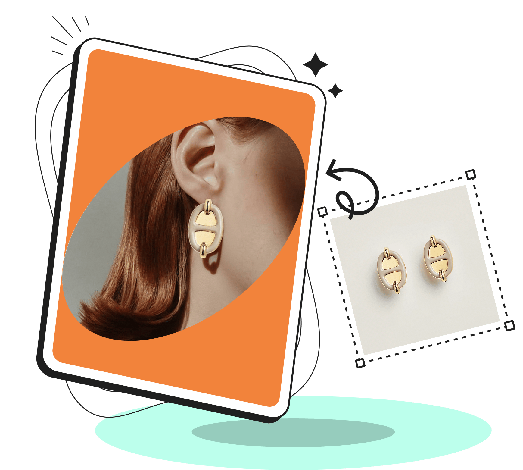 Essai De Boucles d'Oreilles Virtuel