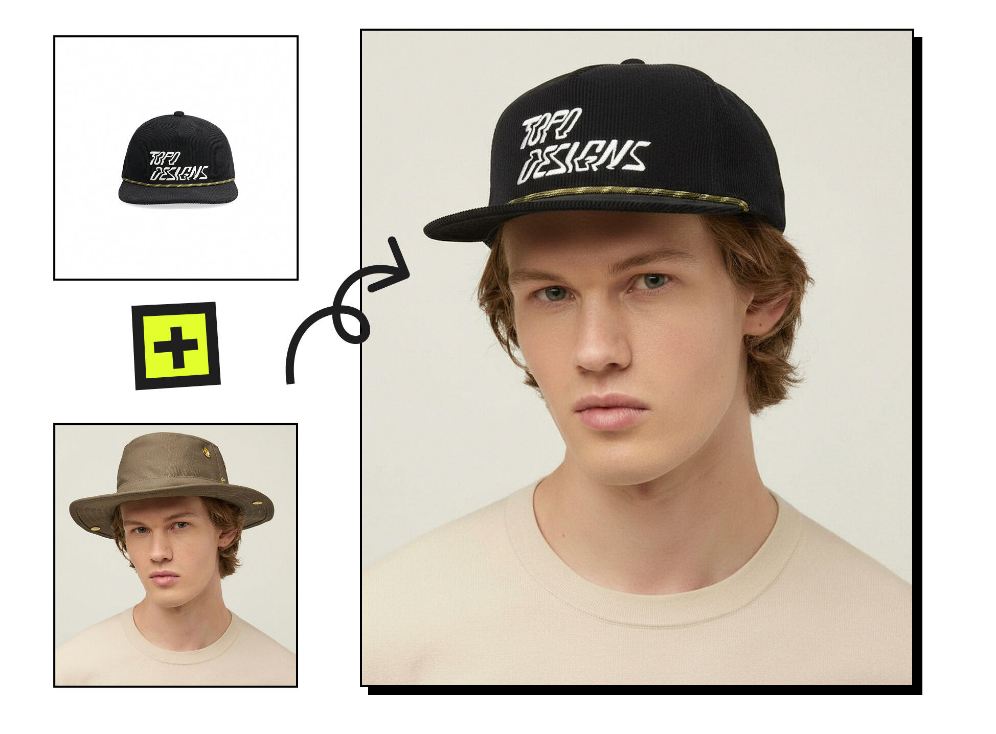 Visualização de acessórios com um clique, sem necessidade de estúdio