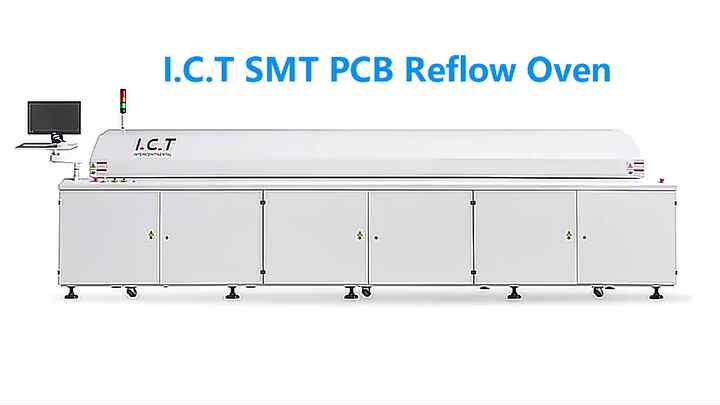 Picture of Lead Free Reflow Soldering Oven - 8/10/12 Zones Hot Air