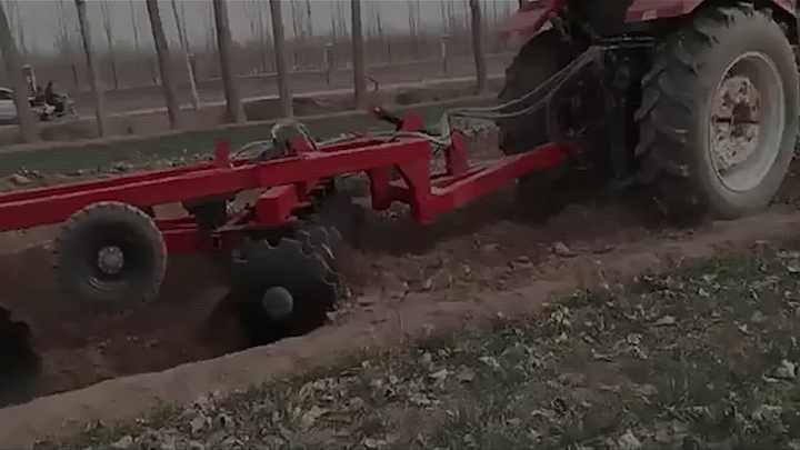 農業機械油圧ディスクハロー24ブレードミニオフセット大型ディスク