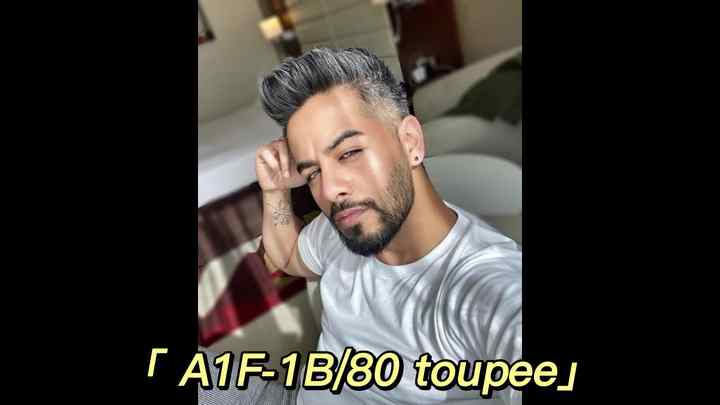 100% Indian Human Hair with 50% Gray Man Hair Prothesis Fine Mono with Npu Toupee for Men