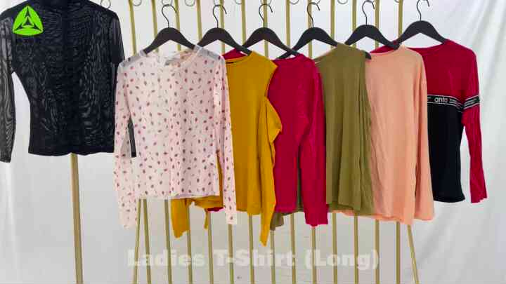Used Women Clothes Ukay Ukay Fashion Ladies T Shirt Stock Recycling Used  Clothing