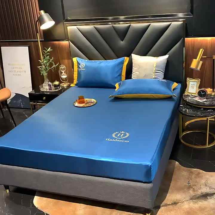 Summer Cooling Mattress Bedding Set Breathable NonSlip Queen Double