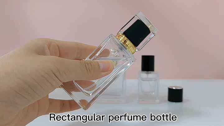 30ml/50ml/100ml ZCFX香水瓶 - 角型ガラスボトル、ロゴ印刷対応