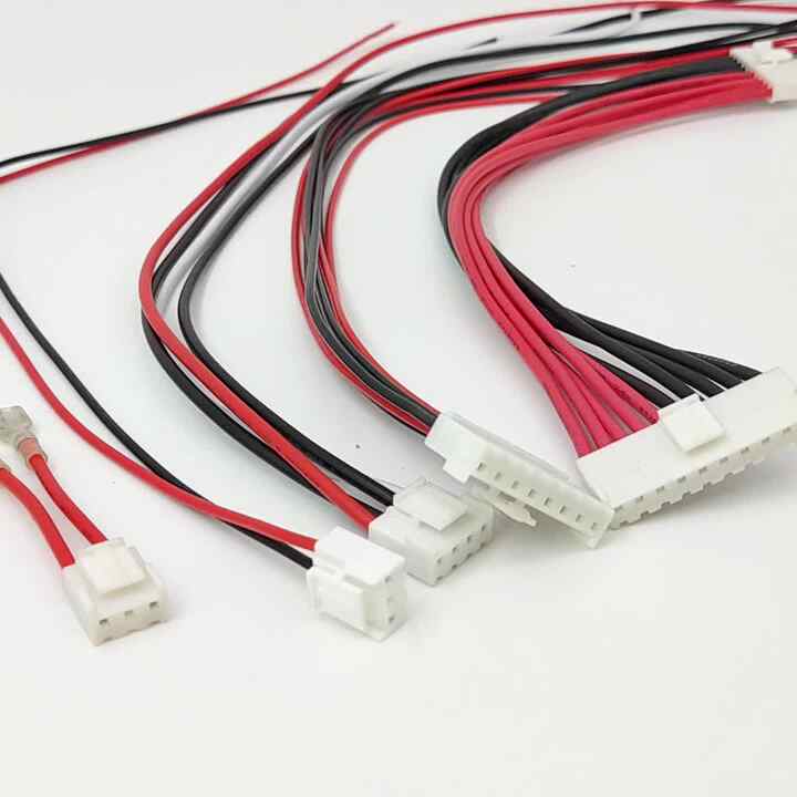 20 Connecteurs JST VH 2 Broches Femelles - Pas 3.96mm - Fils 15cm Rouge/noir