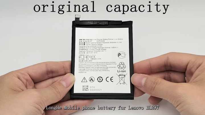 BL297 Battery 4050mah for Lenovo K5 Pro Z6 Youth Z6 Lite