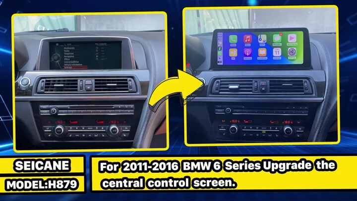 Seicane Android 12 Car Screen for BMW 6 Series F06/F12