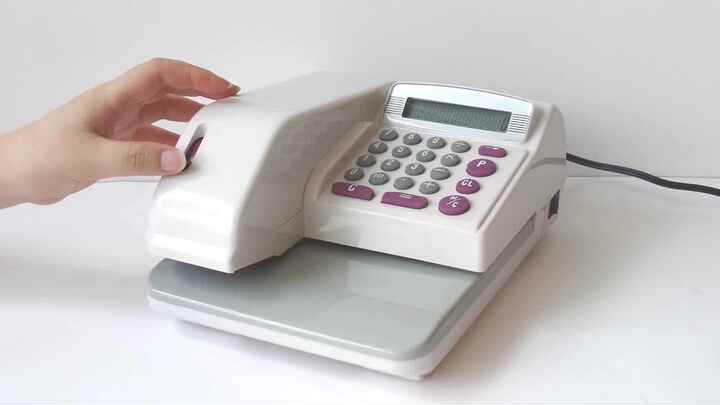 DB310B Check Writer Machine - Print Checks for 16 Currencies